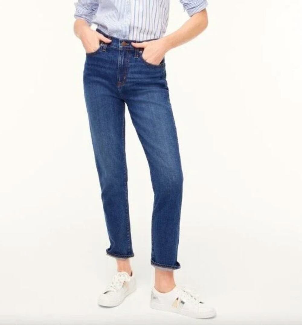 J. Crew Classic Vintage Jean in All-day Stretch Broken-In Blue BG121 Size 24